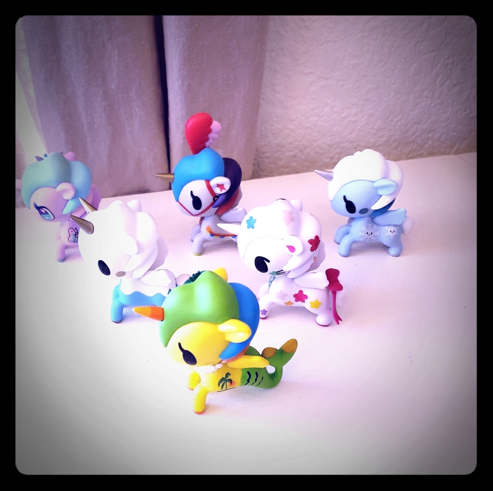 Set of 6 Series 4 tokidoki Unicornos